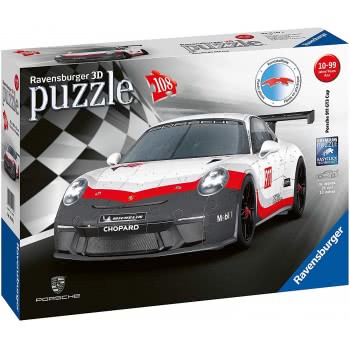 Ravensburger 3D Puzzle 108 Τεμ. Porsche GT3 Cup 11147 4005556111473