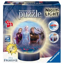 Ravensburger 3D Puzzle Puzzle Ball 72 Pieces Disney Frozen II 11141 4005556111411