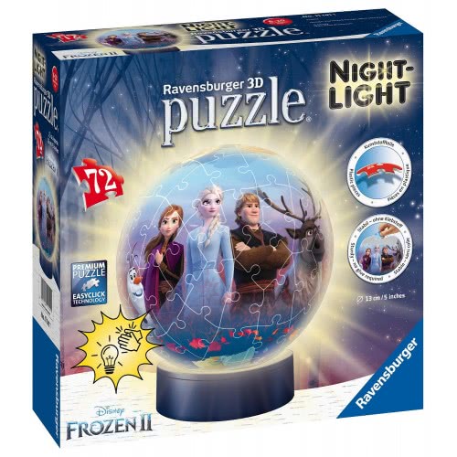 Ravensburger 3D Puzzle Μπαλαλάμπα Τρέλα 72 Τεμ. Disney Frozen II Ψυχρά Και Ανάποδα 2 11141 4005556111411