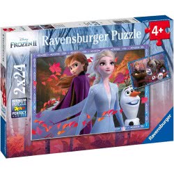 Ravensburger Disney Frozen II Παζλ 2X24 Τεμ. Ψυχρά Και Ανάποδα 2 05010 4005556050109