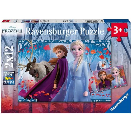 Ravensburger Disney Frozen II Παζλ 2X12 Τεμ. Ψυχρά Και Ανάποδα 2 05009 4005556050093