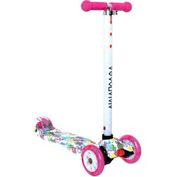 ΑΘΛΟΠΑΙΔΙΑ Three Wheeled Scooter With Lights, N.1 - Pink 002.61210/1 9985777000396