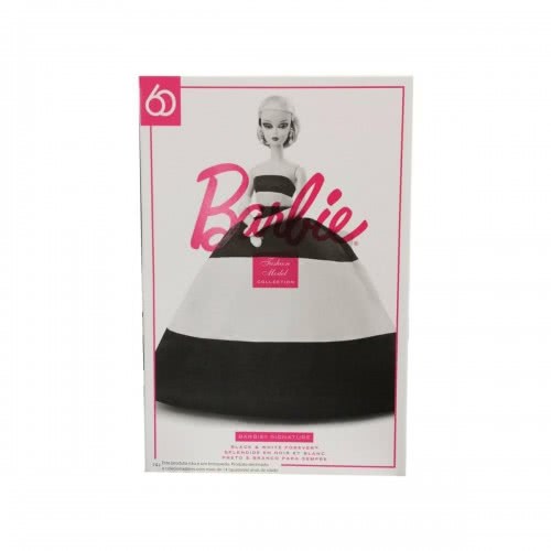 Mattel Barbie 60 Χρόνια - Black And White Forever Κούκλα FXF25 887961689488