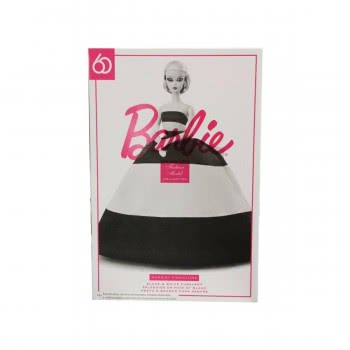 Mattel Barbie 60 Χρόνια - Black And White Forever Κούκλα FXF25 887961689488