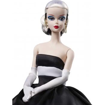 Mattel Barbie 60 Years - Black And White Forever Doll FXF25 887961689488