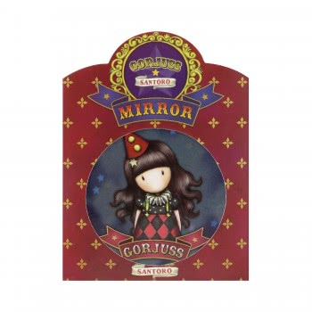 Santoro London Gorjuss Circus Pocket Mirror Harlequin 841GJD02 / 841GJ04 5018997627501