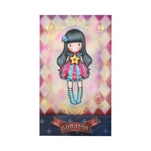 Santoro London Gorjuss Circus Matchbook Notebook Moon Buttons 993GJD01 / 993GJ01 5018997627549