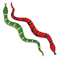 Gama Brands Rep Pals Elastic Snakes 34 Cm - 2 Colours 13431240 5055727531240