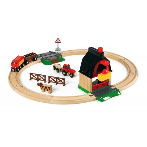 Brio World Σιδηροδρομικό Σετ Φάρμα 33719 7312350337198