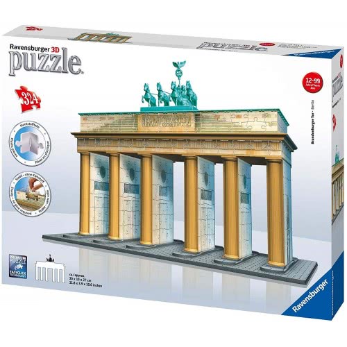 Ravensburger 3D Puzzle Maxi 216 Τεμ. Πύλη Βρανδεμβούργου 12551 4005556125517