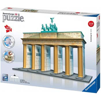 Ravensburger 3D Puzzle Maxi 216 Pieces Brandenburg Gate Building 12551 4005556125517