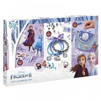 Totum Disney Frozen II Σετ Χειροτεχνίας 3 Σε 1 Ψυχρά Και Ανάποδα 681200 8714274681200