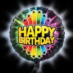 Giochi Preziosi Illooms - Μεγάλο Φωτεινό Μπαλόνι Happy Birthday Foil LLM08000 8056379089278