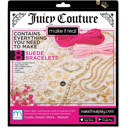 Make It Real Juicy Couture 8 DIY Sweet Suede Bracelets 49293 695929044015