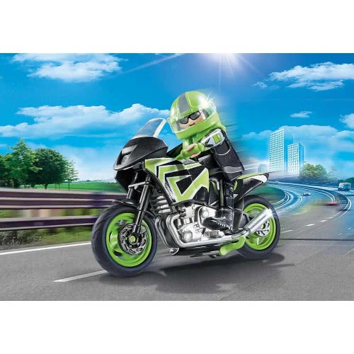 Playmobil Μοτοσυκλέτα Παντός Εδάφους Με Αναβάτη 70204 4008789702043