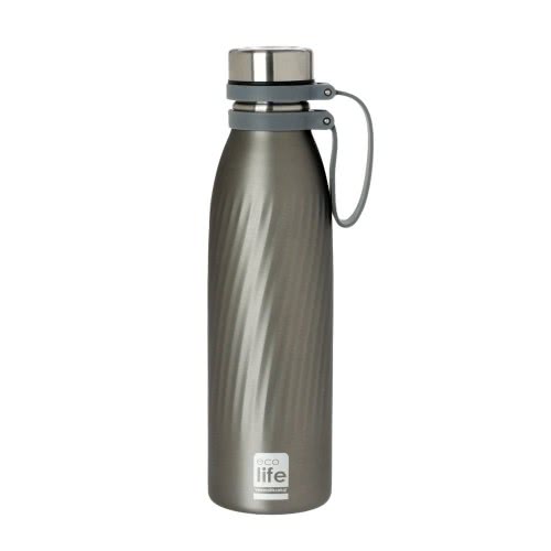 eco life Metalic Stainless Steel Thermos 500Ml Cool Grey 33-BO-3030 5208009000358