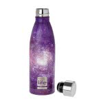 eco life Μεταλλικό Ανοξείδωτο Θερμός Μπουκάλι 500Ml Galaxy - Γαλαξίας 33-BO-3018 5208009000440