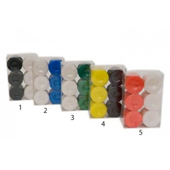 Argy Toys Σετ Πούλια Για Τάβλι Τύπου Φίλντισι - 5 Χρώματα 1036Σ 5200252250108