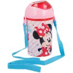 Stor Minnie Mouse Plastic Water Cantee Pop Up Flip 450 Ml B18869 8412497188697