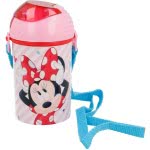 Stor Minnie Mouse Plastic Water Cantee Pop Up Flip 450 Ml B18869 8412497188697