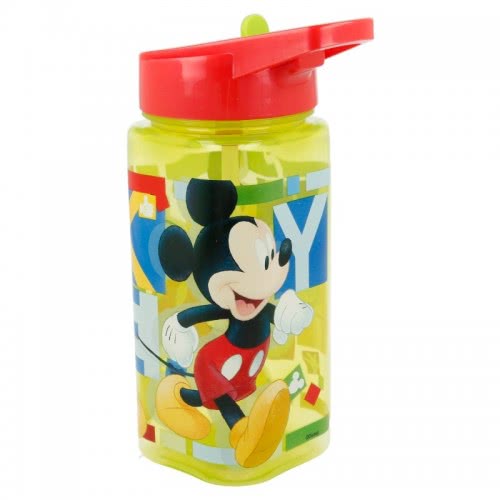 Stor Square Plastic Water Canteen 530 Ml - Mickey Mouse B44214 8412497442140