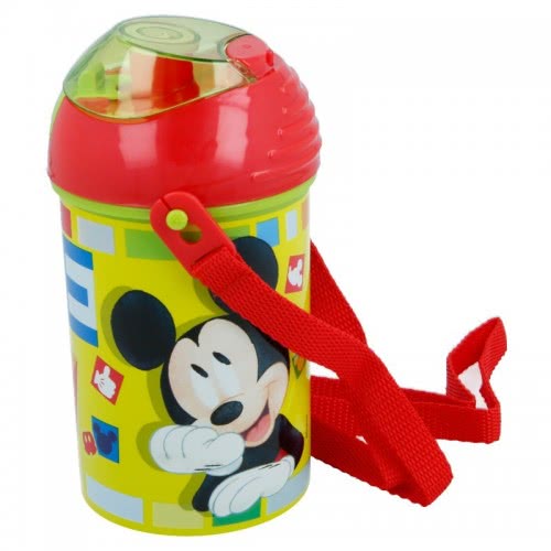 Stor Mickey Mouse Water Canteen Pop Up Flip 450 Ml B44269 8412497442690