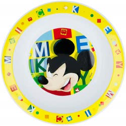 Stor Mickey Mouse Deep Plate Yellow B44248 8412497442485