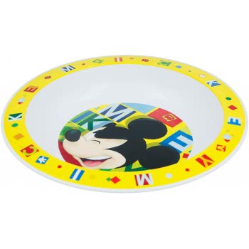 Stor Mickey Mouse Deep Plate Yellow B44248 8412497442485