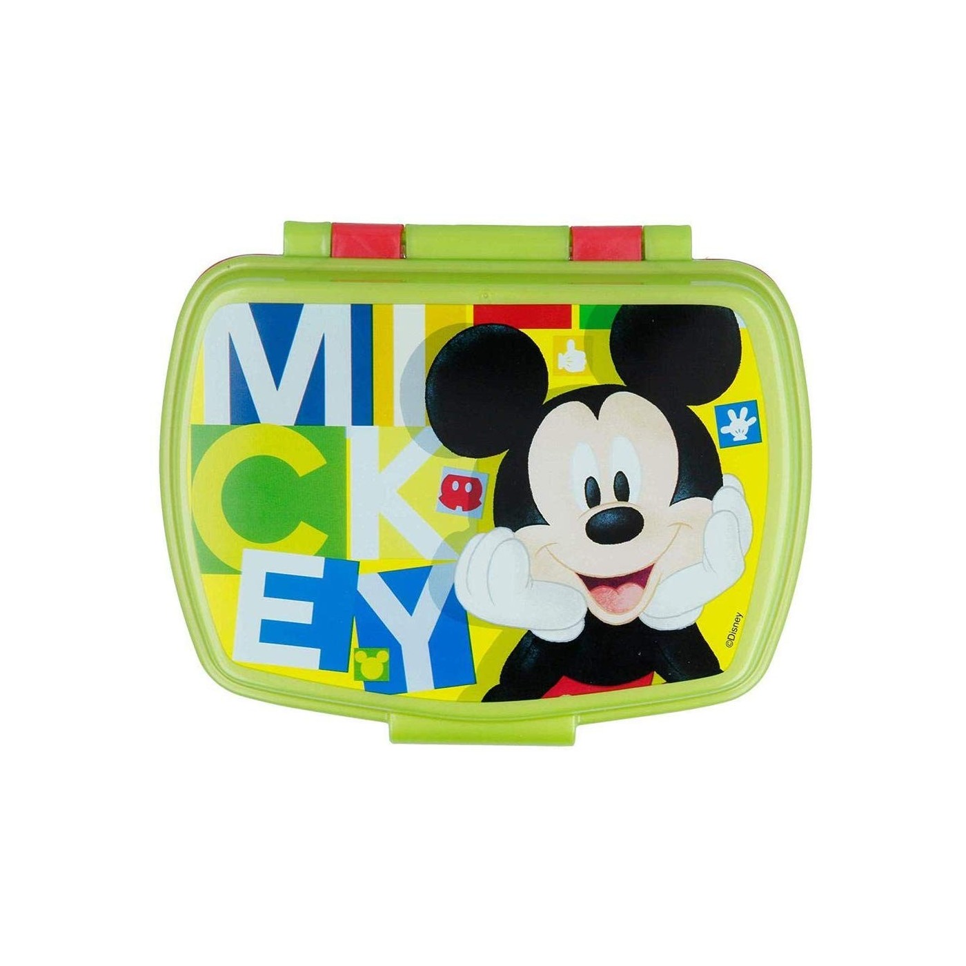Stor Mickey Mouse Milchflasche 300 Ml Mit Strohhalm – Offizielles Lizenzprodukt, Ab 2 Jahre