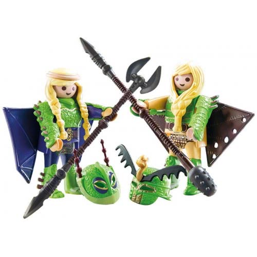 Playmobil Dragons Ruffnut And Tuffnut With Flight Suit 70042 4008789700421