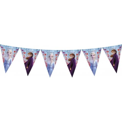 PROCOS Disney Frozen 2 Γιρλάντα Τρίγωνη Σημαίων Party 1 Τεμάχιο 091135 5201184911358