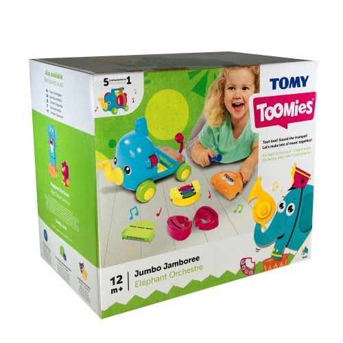 TOMY Toomies Βρεφικό Μουσικό Παιχνίδι Ελεφαντούλης Για 12+ Μηνών 1000-72377 5011666723771