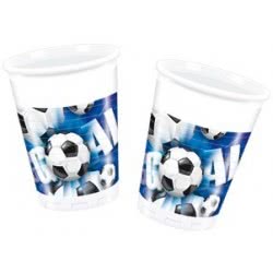 PROCOS Πλαστικά Ποτήρια KOKLIKO ΣΕΤ FOOTBALL 10Τμχ 004805  5201184048054