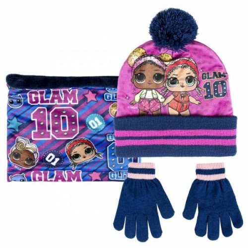 Cerda 3 Set Pieces L.O.L. Surprise Scarf, Gloves And Hat 2200004412 8427934294909