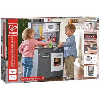 Hape Kitchen With Light And Sound E3166A 6943478028678