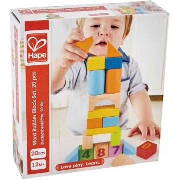 Hape Beech Block Count N Build 20 Pieces E8388A 6943478020016