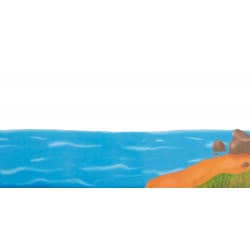 AK TOYS Σετ Σκηνικά Για Θεάτρο Σκιών Καραγκιόζη Θάλασσα Και Βάρκα 150 5203249001509