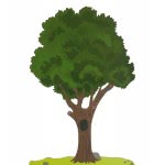 AK TOYS Σετ Σκηνικά Για Θεάτρο Σκιών Καραγκιόζη Δέντρο Και Σπηλιά 151 5203249001516