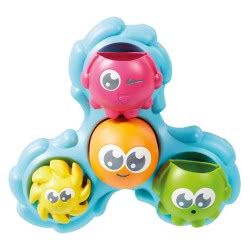 TOMY Toomies Baby Toddler Bath Toy Spin And Splash Octopals For 12+ Months 1000-72820 5011666728202