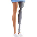 Mattel Barbie Fashionistas 121 Original Μελάχρινη Κούκλα Με Προσθετικό Πόδι FBR37 / FXL54 887961694567