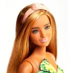 Mattel Barbie Fashionistas 126 Doll With Long Blonde Hair Wearing Tropical Print Dress And Accessories FBR37 / FXL59 88796169457