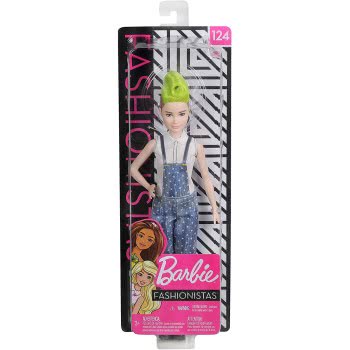 Mattel Barbie Fashionistas 124 Original Κούκλα Denim Ρούχα FBR37 / FXL57 887961694512