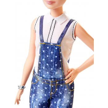 Mattel Barbie Fashionistas 124 Original Κούκλα Denim Ρούχα FBR37 / FXL57 887961694512