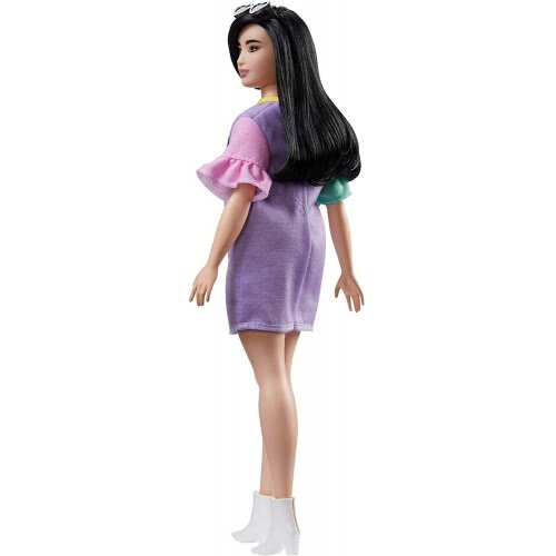Mattel Barbie Fashionistas 127 Original Brunette Doll With Unicorn Believer Dress FBR37 / FXL60 887961694642