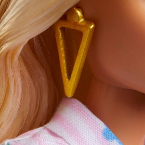 Mattel Barbie Fashionistas 119 Original Ξανθιά Κούκλα Με Ροζ Φόρεμα FBR37 / FXL52 887961694581