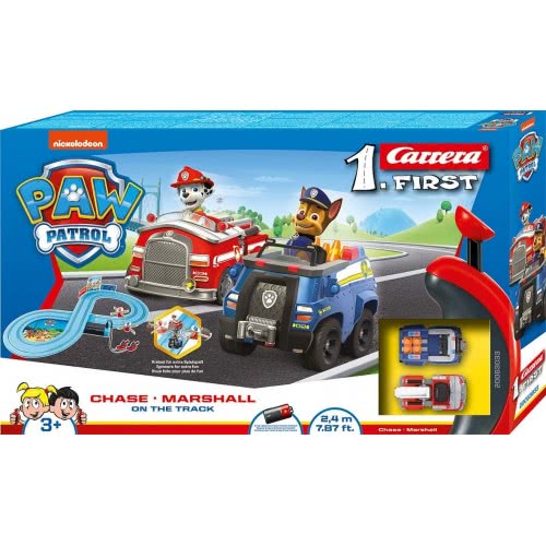 CARRERA Slot 1.First Paw Patrol - Chase And Marshall On The Track 2.4M 20063033 4007486630338
