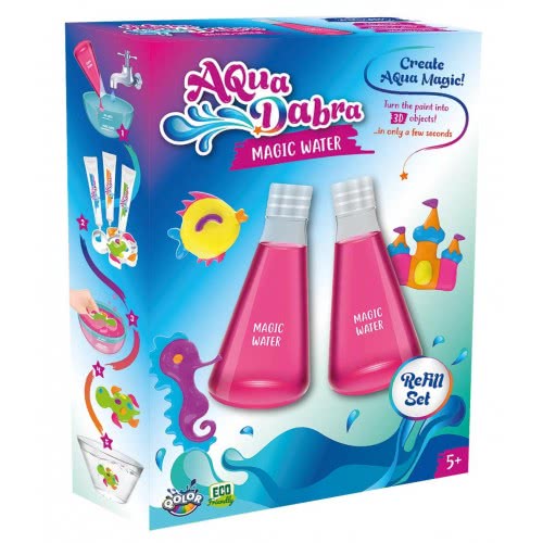 Five Stars AquaDabra Aqua Dabra Magic Water Μαγικό Νερό 2 Τεμάχια - Refill Set 337-19 4897018413375