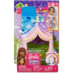 Mattel Barbie Skipper Babysitter Bedtime Playset With Small Doll, Tent And Sleeping Bag FXG94 / FXG97 887961691153