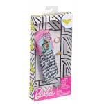 Mattel Barbie Πρωϊνά Σύνολα - Διάσημες Μόδες - DC Comics Wonder Woman Black And White Dress Fashion FYW81 / FXK84 887961693904