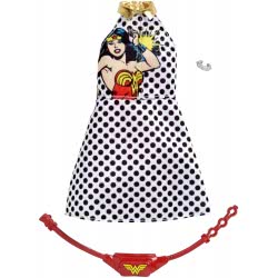 Mattel Barbie DC Comics Wonder Woman DC Comics Wonder Woman Polka Dot Dress Fashion FYW81 / FXK86 887961693911